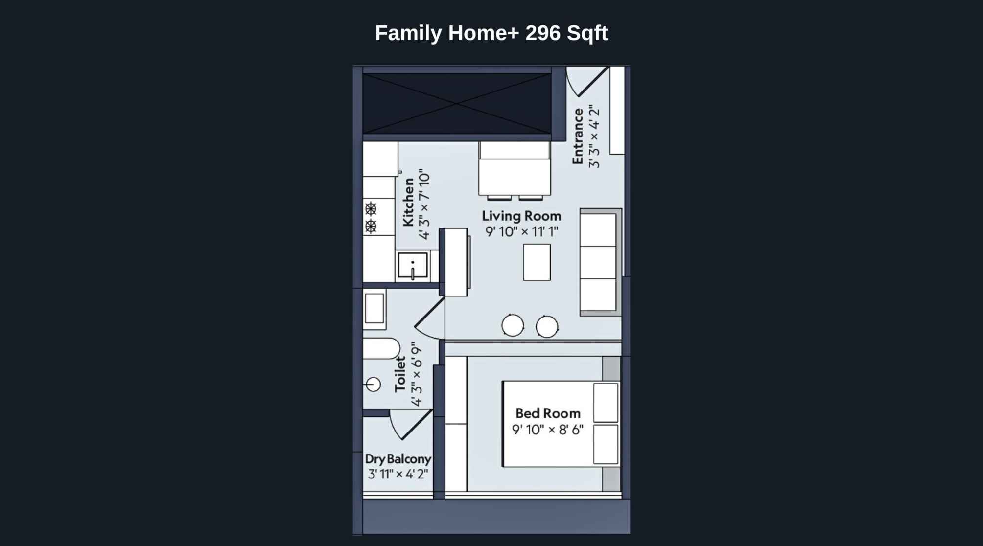 Marathon-Nexworld-Floor-Plan-Flora-Family-Home-296-Sqft