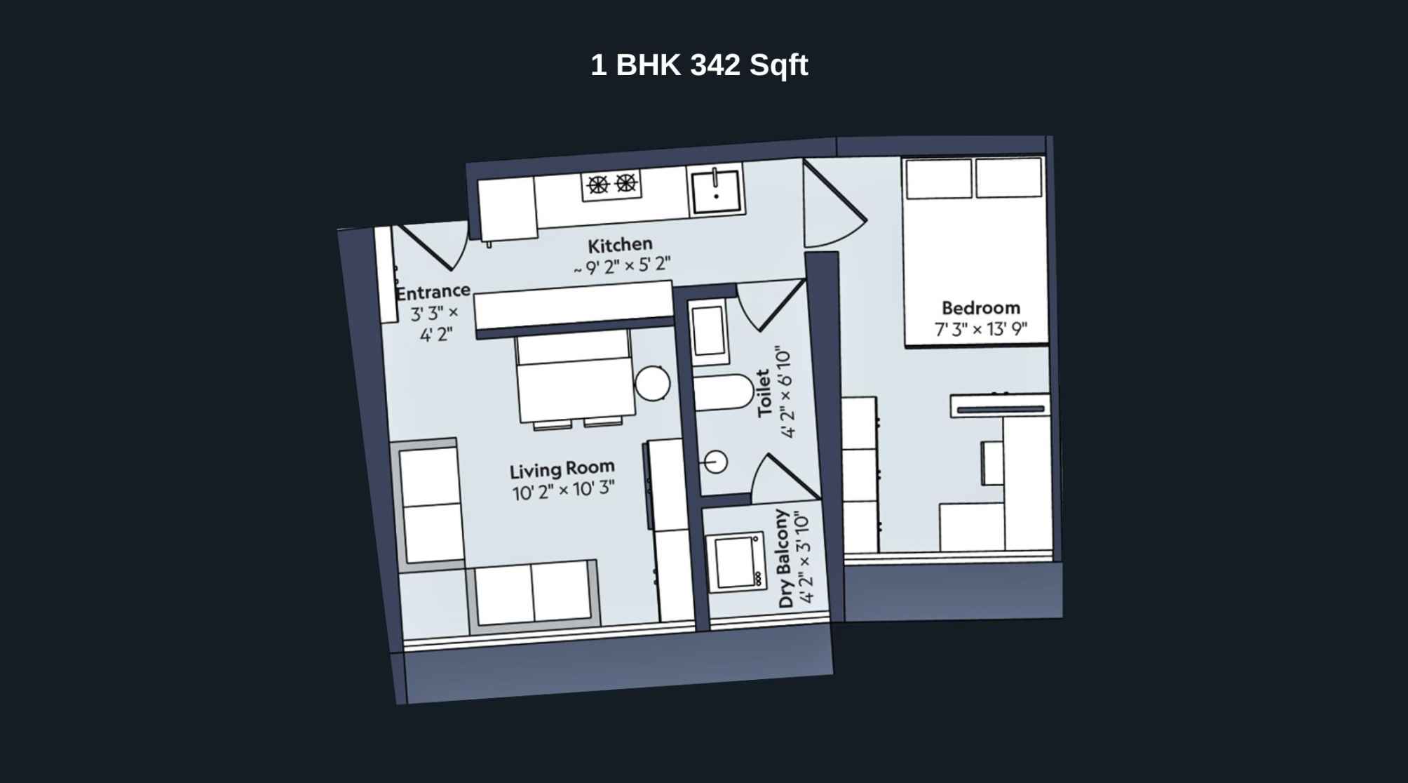Marathon-Nexworld-Floor-Plan-Nova-1-BHK-342-Sqft