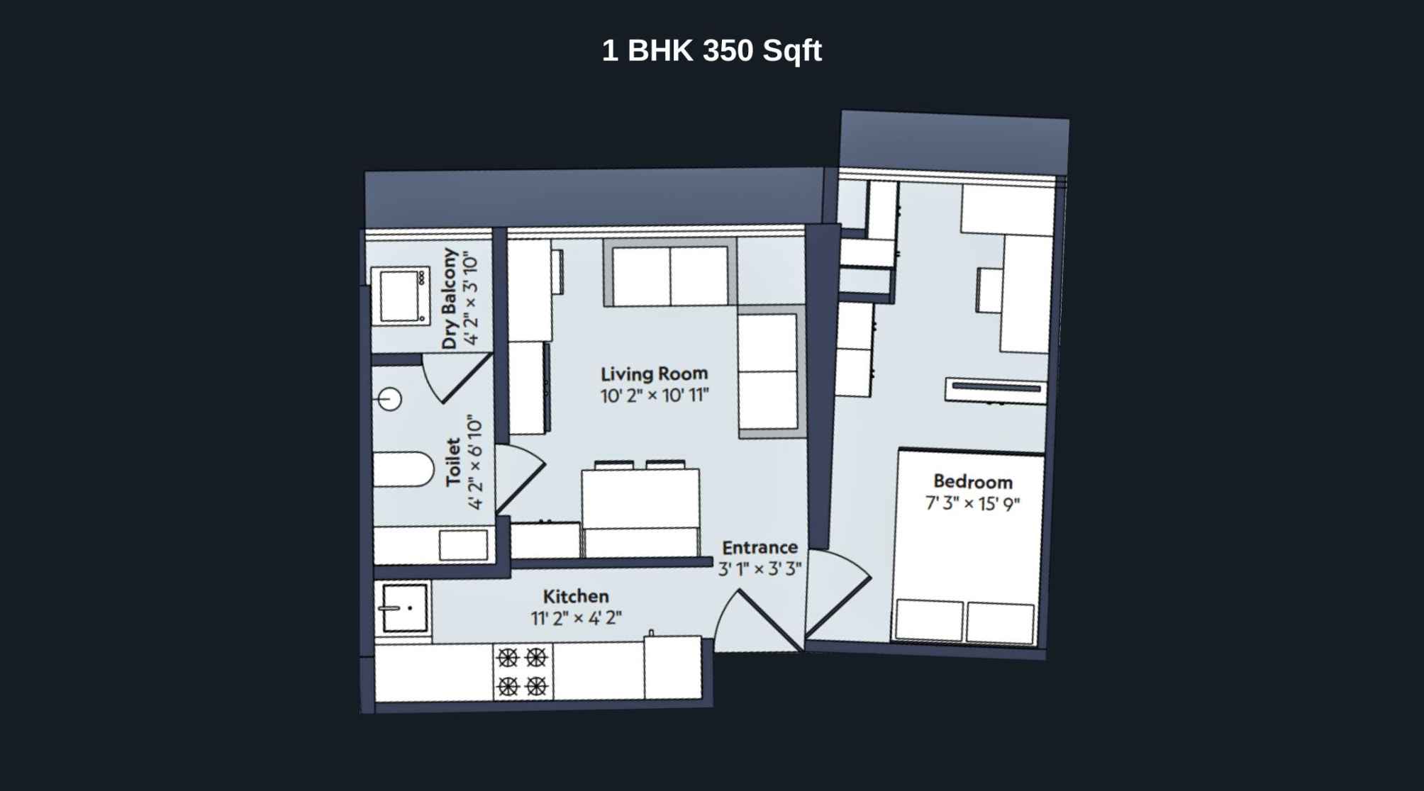 Marathon-Nexworld-Floor-Plan-Nova-1-BHK-350-Sqft