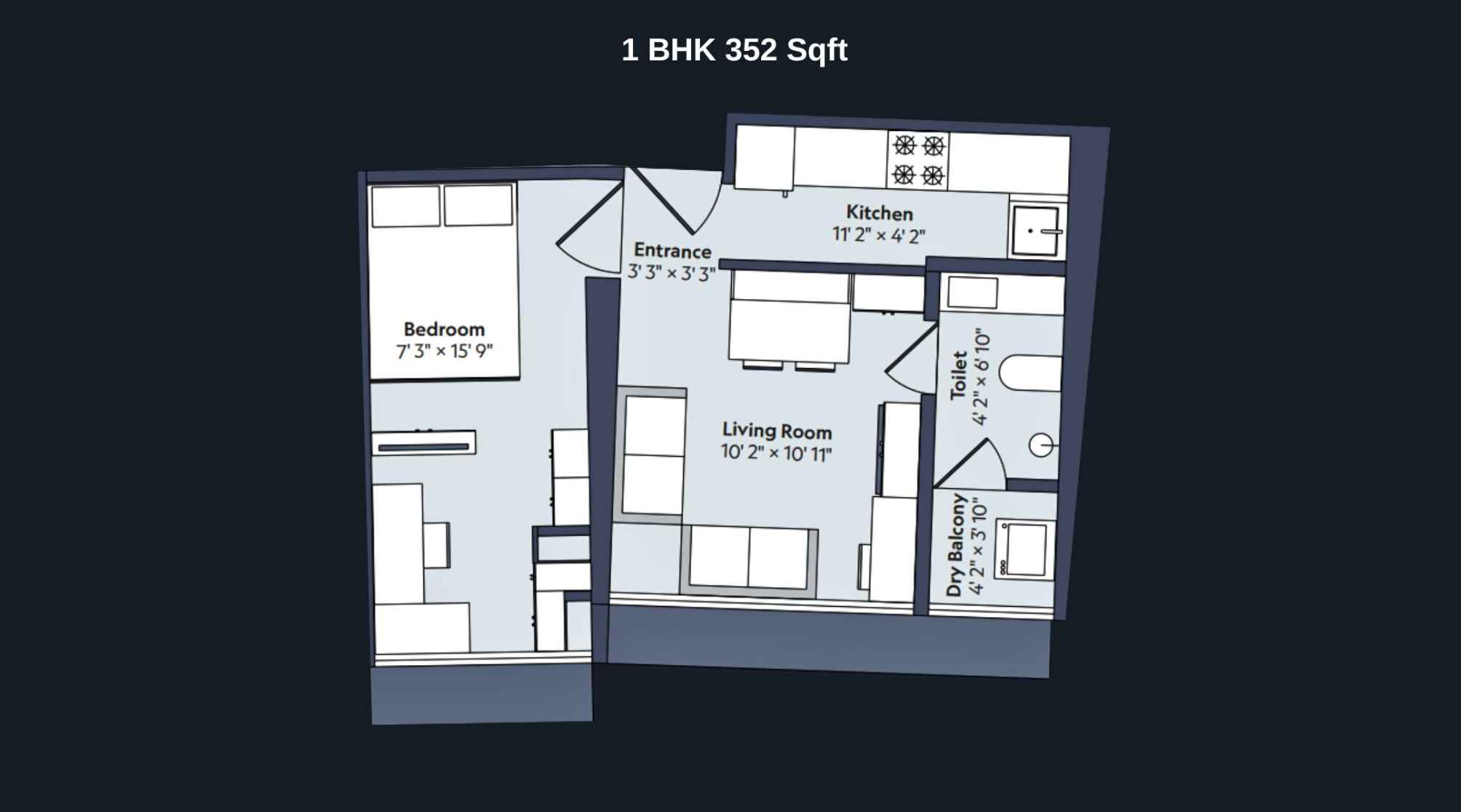 Marathon-Nexworld-Floor-Plan-Nova-1-BHK-352-Sqft